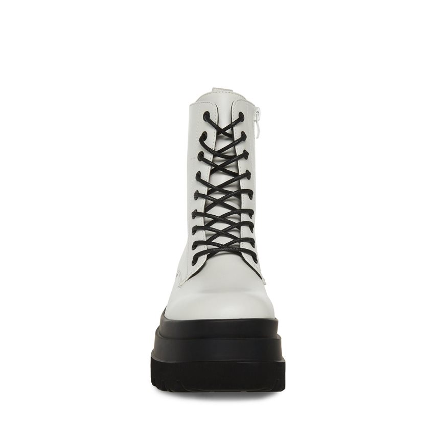 Botines Steve Madden Luka Mujer Blancas | ES ZO84S0